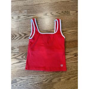 EleVen by Venus Williams Retro Daze Midi Tank — Apple Red | XS